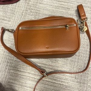 Camel coloured Sasha Exeter by ela handbags purse.